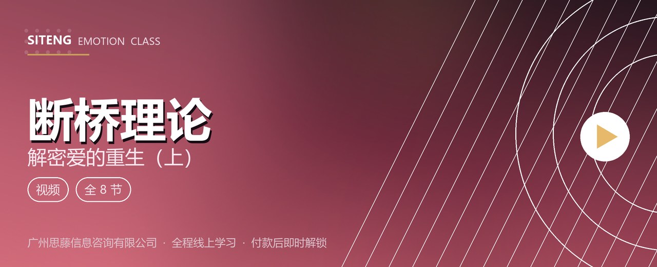 断桥理论：解密爱的重生（上）系统视频课